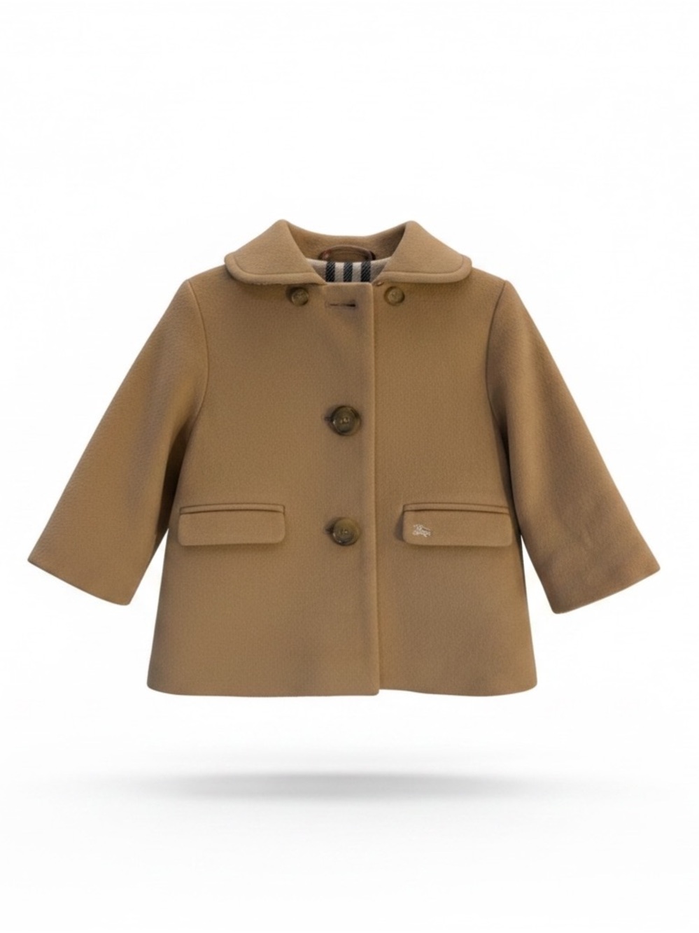 Burberry Camel Peacoat❗️